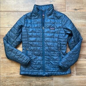 Patagonia Women's Blue Quilted Jacket